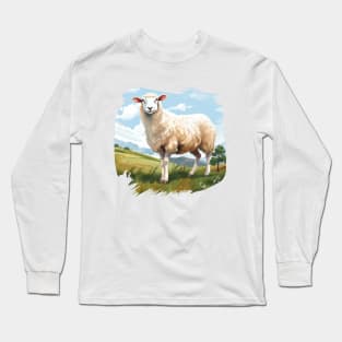 White Sheep Long Sleeve T-Shirt